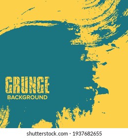 Green and yellow abstract grunge texture background design