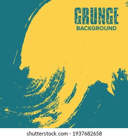 Diseño de fondo de textura abstracta verde y amarillo