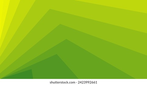 grüngelbe abstrakte Linie, Hintergrund, Vektorgrafik