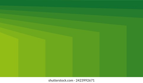grüngelbe abstrakte Linie, Hintergrund, Vektorgrafik