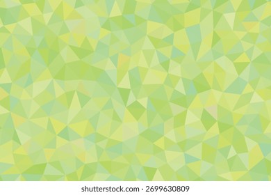 Fondo geométrico de bajo triángulo de poli abstracto verde y amarillo