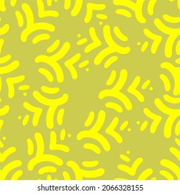 green yellow abstract seamless pattern creative vintage design background vector illustration