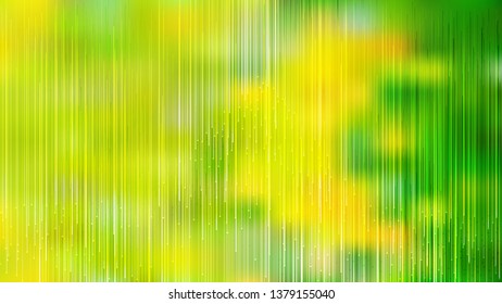 Green and Yellow Abstract Vertical Lines Background Vector Graphic