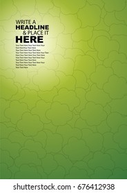 green yellow background can be used for poster, banner, layout, annual report, web design, Invitation, Leaflet, texture Cover page design.