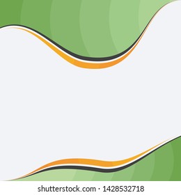 green and yellow background template