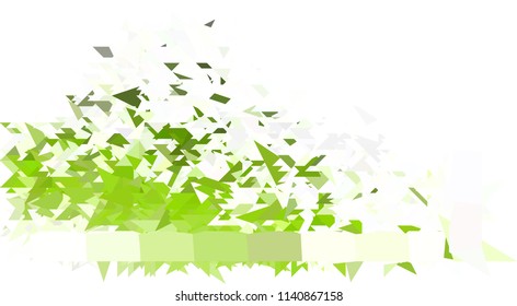 green yellow background triangulation pattern, texture abstraction for banner and flyer