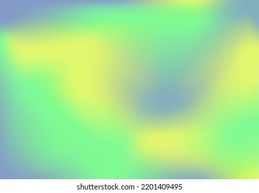 Green yellow blue gradient banners wallpaper. Spotted blurred vector background. Minimal lemon leafy ocean style background. Mockup for flyer social media card ads invitation cover presentation print.