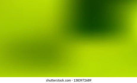 Green and Yellow Blurred Background Vector Illustration