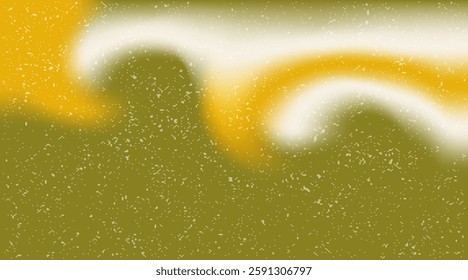 green and yellow blurred gradient with grain noise effect background, for art product design, social media, trendy, vintage, flyer, banner