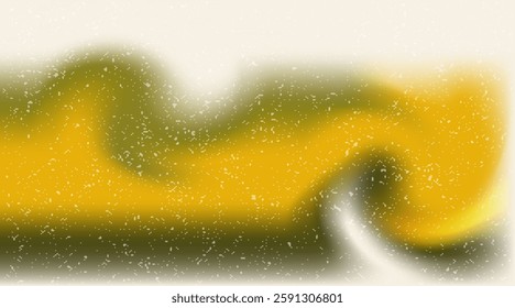 green and yellow blurred gradient with grain noise effect background, for art product design, social media, trendy, vintage, flyer, banner