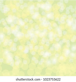 Green Yellow bokeh background