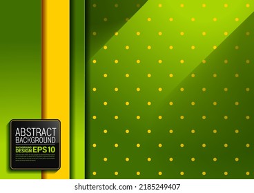 green yellow bright color luxury abstract background, oblique, diagonal lines and dot overlap layer shadow gradients, simple minimal geometric shapes illustration for web banner,layout template design