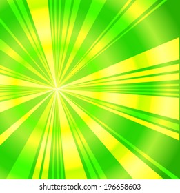 green and yellow burst background
