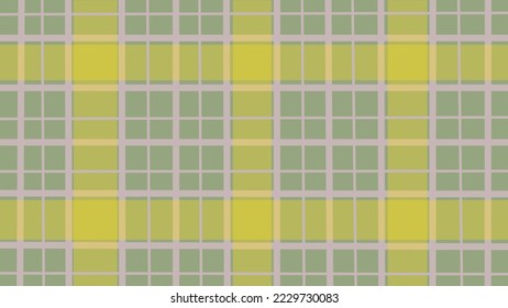 green and yellow checkered background as a Scotland print