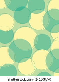 Green and yellow circle over green color background