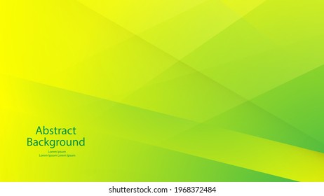 green and Yellow color background abstract art vector