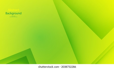 green and Yellow color background abstract art vector 