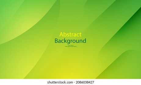 green and Yellow color background abstract art vector