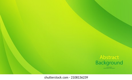 green and Yellow color background abstract art vector