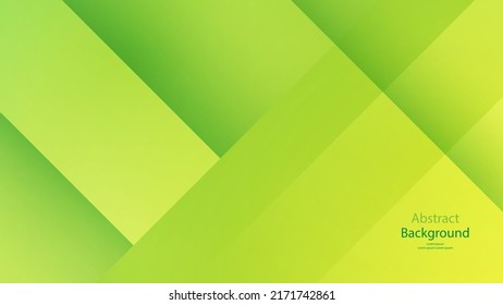 image vectorielle abstraite, arrière-plan vert et Jaune à l'aquarelle