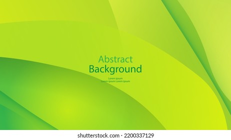 vector de arte abstracto de fondo de color verde y amarillo