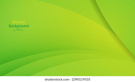 green and Yellow color background abstract art vector