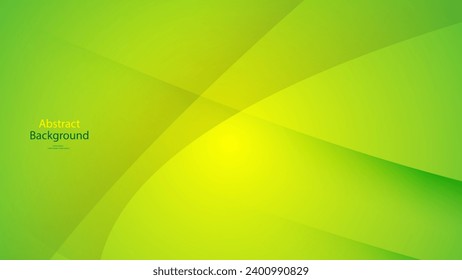 green and Yellow color background abstract art vector