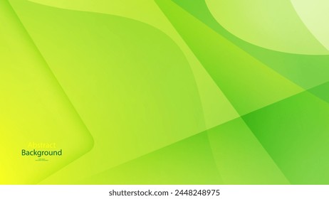 green and Yellow color background abstract art vector