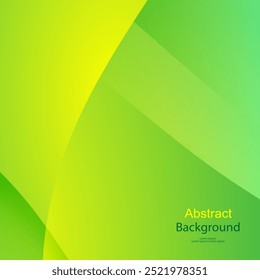 green and Yellow color background abstract art vector