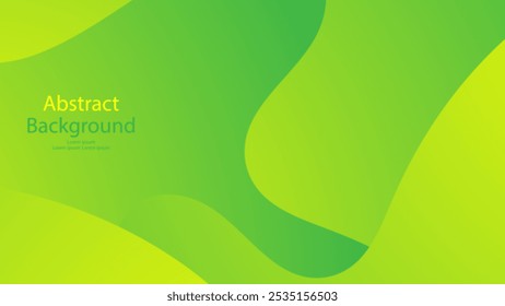 vetor de arte abstrata de plano de fundo de cor verde e amarelo 