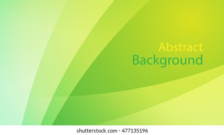 green and Yellow color background abstract art vector