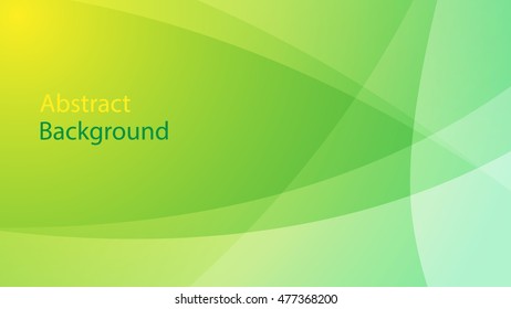 green and Yellow color background abstract art vector 
