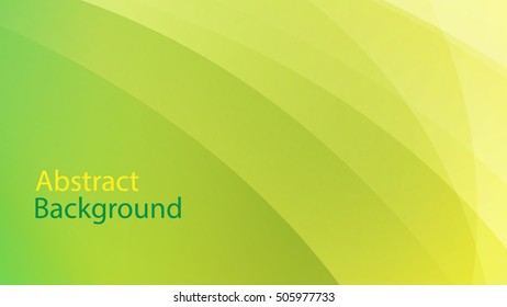 Green and Yellow color background abstract art vector 