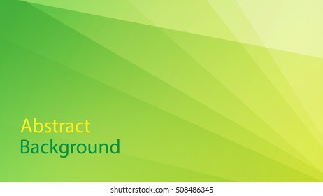 Green and Yellow color background abstract art vector