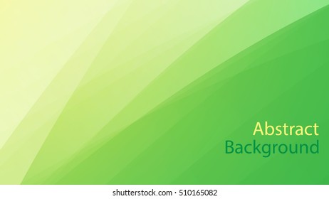 Green and Yellow color background abstract art vector
