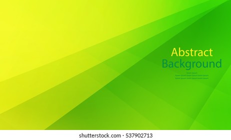Green and Yellow color background abstract art vector