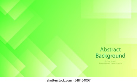 Green and Yellow color background abstract art vector 