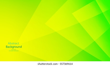 Green and Yellow color background abstract art vector 