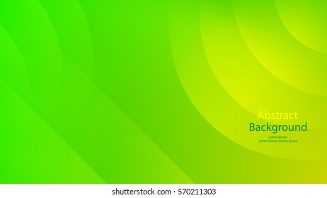 Green and Yellow color background abstract art vector 