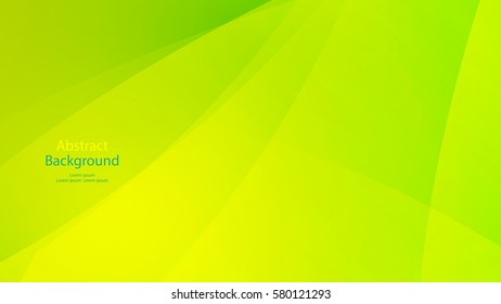 Green and Yellow color background abstract art vector 