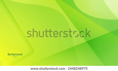 green and Yellow color background abstract art vector