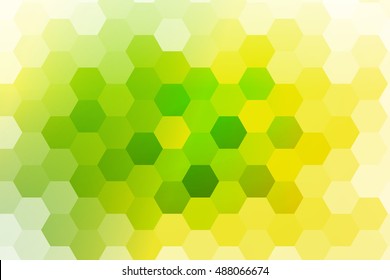 green, yellow color polygonal vector illustration, hexagon design for your ideas. gradient style, for business wallpaper, presentatio