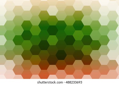 green, yellow color polygonal vector illustration, hexagon design for your ideas. gradient style, for business wallpaper, presentation
