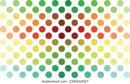 green yellow cyan red monochrome color seamless pattern, vector illustration