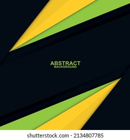 green and yellow in dark abstract background. Luxury background color. Graphic design.