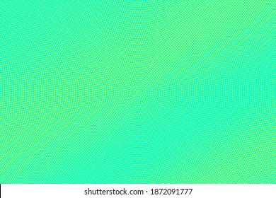 Fondo del vector de medio tono de puntos verde y amarillo