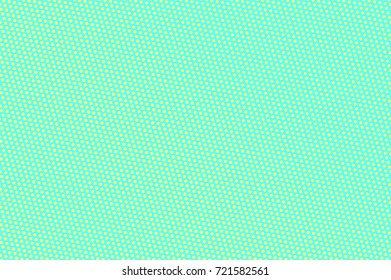 Green and yellow dotted halftone vector background. Vivid halftone banner template. Vintage dotted pattern. Abstract dotted backdrop. Pop art design. Grungy halftone texture. Blue design background.