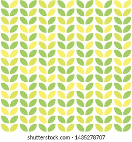 Green and yellow geometric seamless pattern