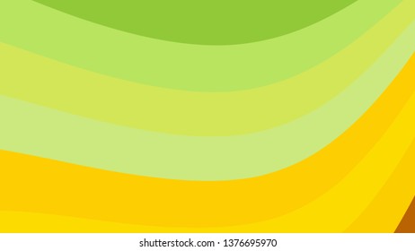 Green and Yellow Geometric Shapes Background Graphic