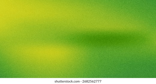 Fundo abstrato gradiente verde e amarelo com textura de grão